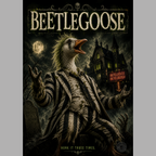 Poster of Beetlegoose with a dark, eerie background