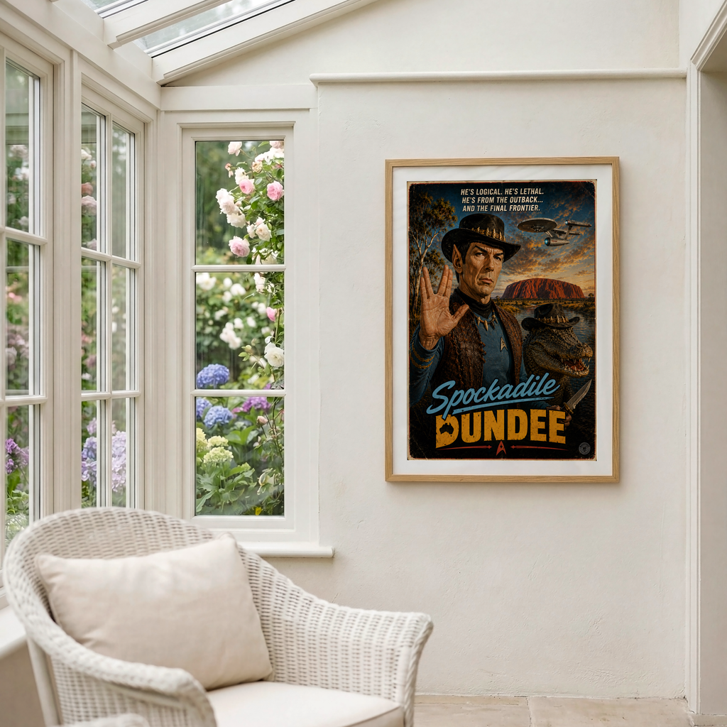 Spockadile Dundee Poster