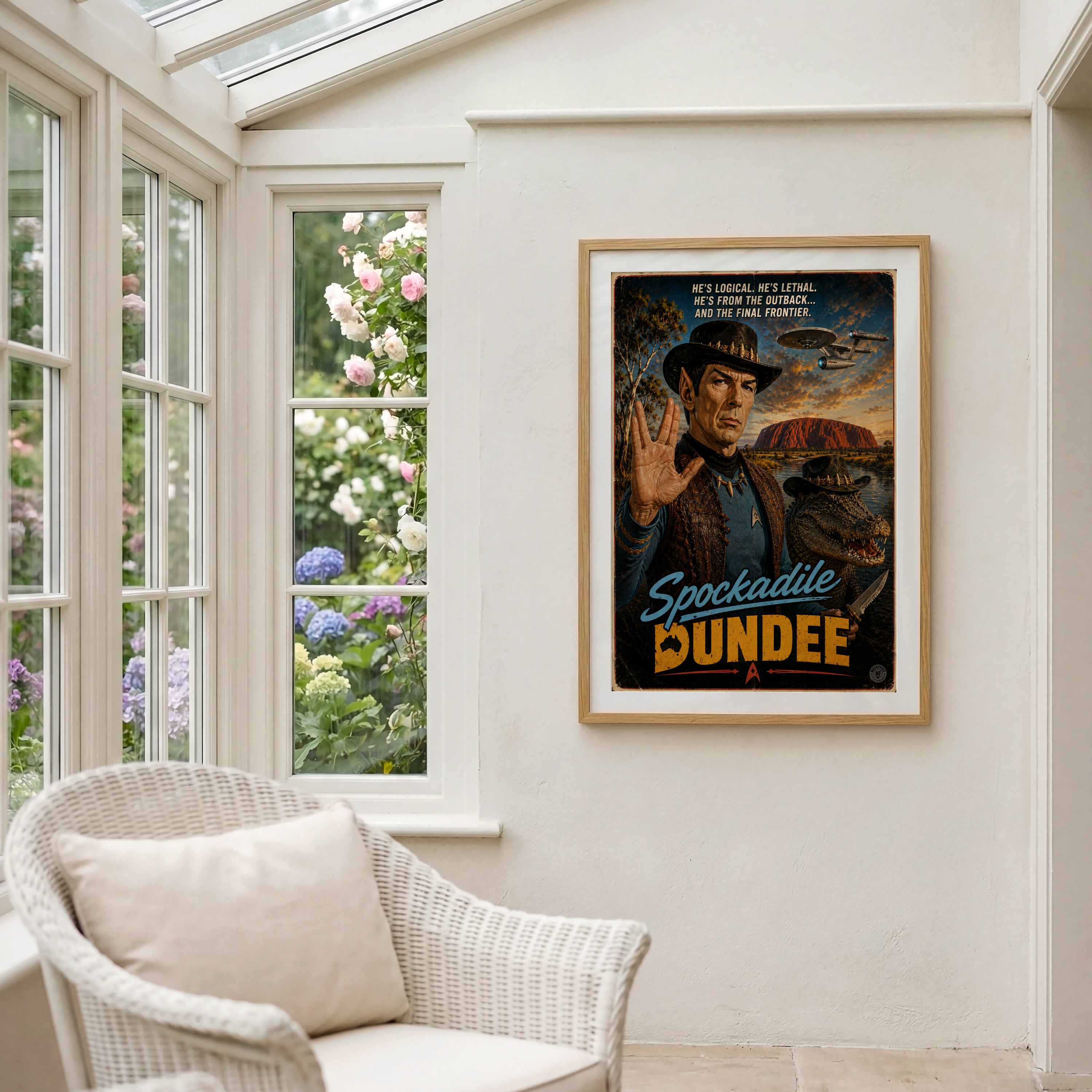 Spockadile Dundee Poster